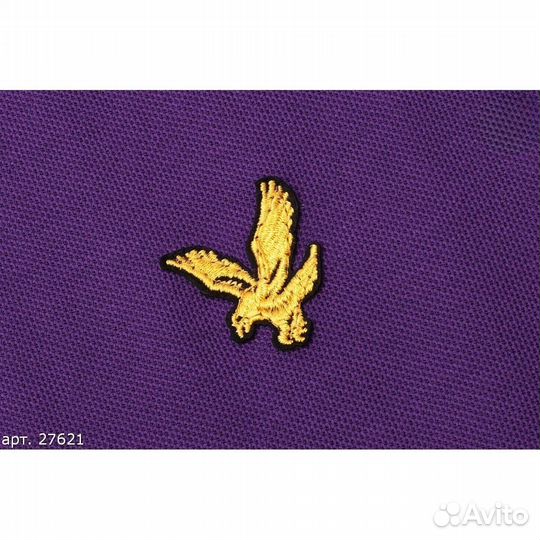 Поло Lyle Scott Фиолетовый