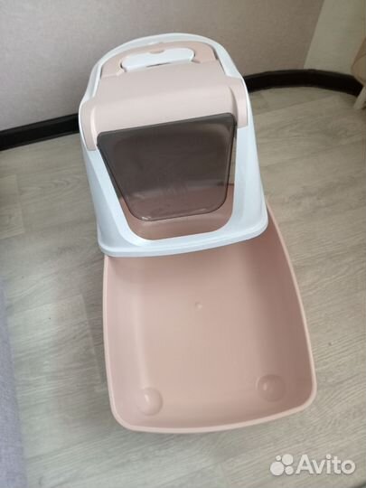 Закрытый лоток для кошек большой