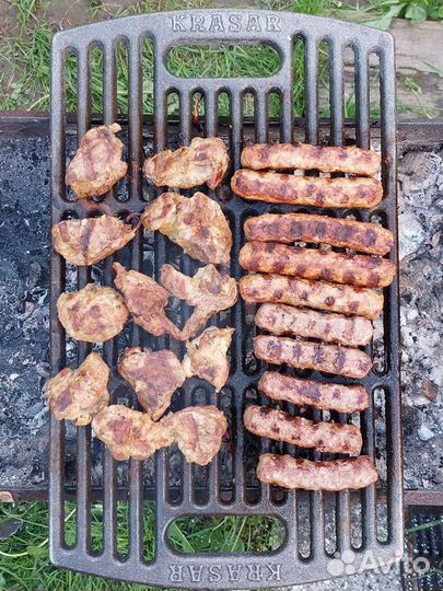 Решетка Гриль,Барбекю чугун Биол,Наманган