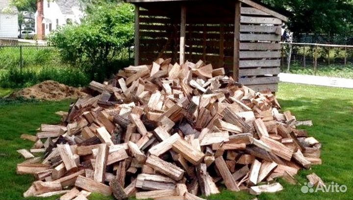 Крупнонаколотые дрова