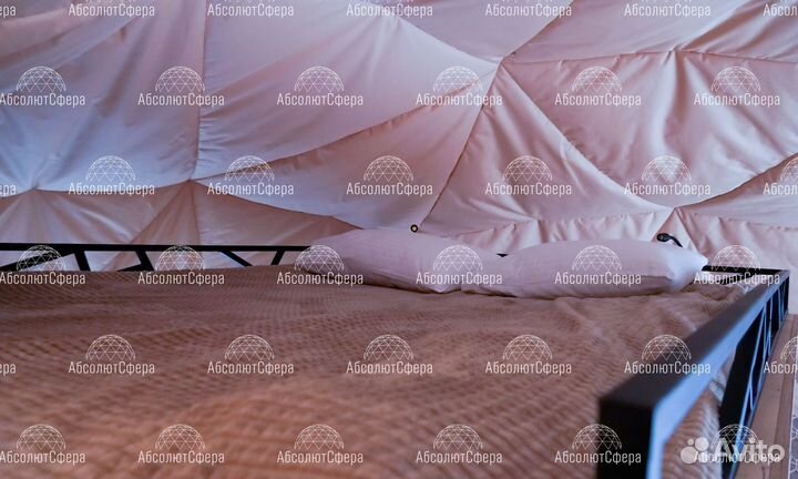 Геокупол для глэмпинга D6. Сферический шатер