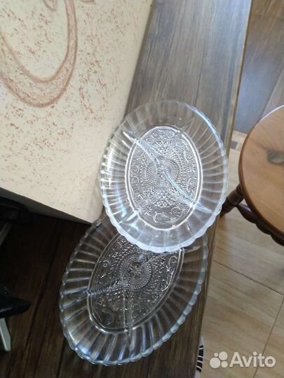 Менажницы хрустальные