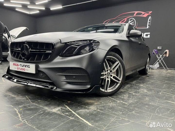 Губа решетка диффузор насадки E-class W213 дорест