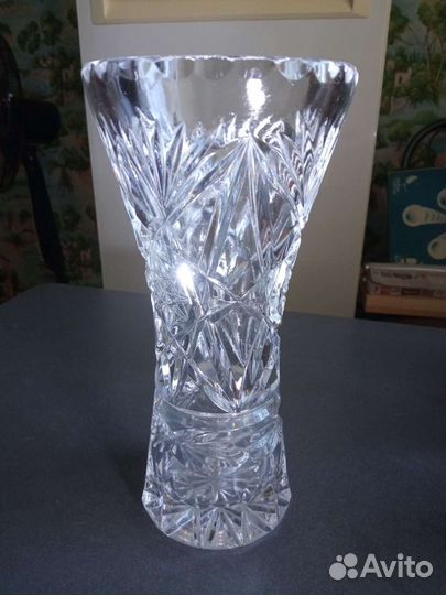Большая хрустальная ваза СССР