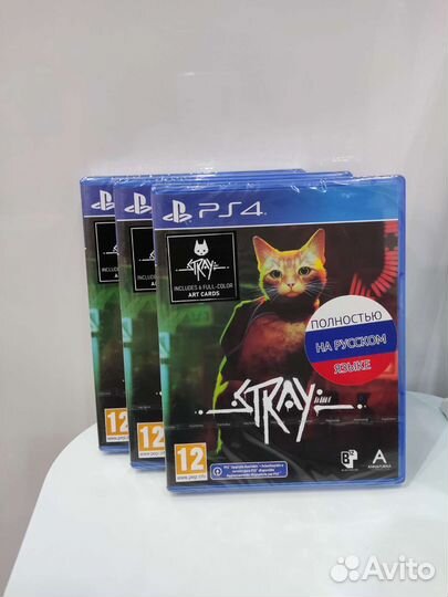 Игра для PlayStation 4 и 5 Stray. Диск Новый