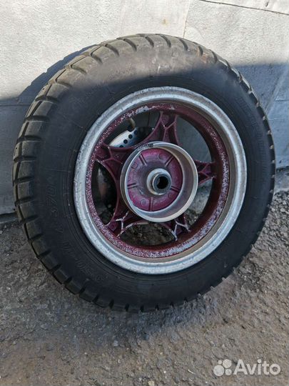 Колесо заднее для скутера 139 QMB 3.50R10