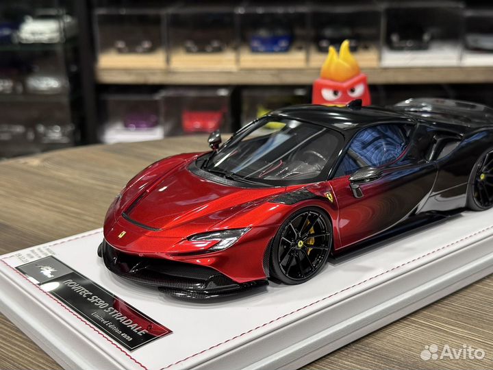 IVY (IM1818H) Ferrari SF90 Black to red 1:18