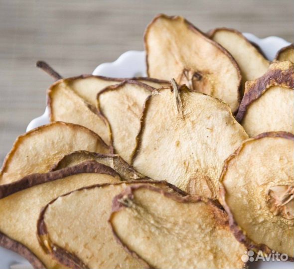 Сушёные яблоки и груши в чайном наборе