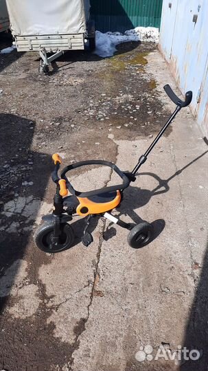 Детский велосипед с ручкой бу