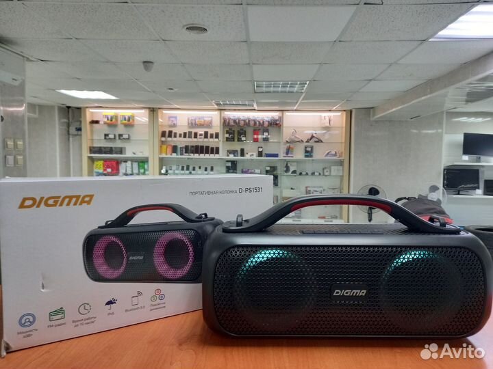 Новая портативная колонка Digma D-PS1531 (бп)