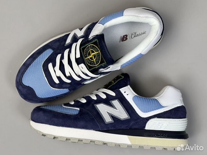 Кроссовки New balance & Stone Island