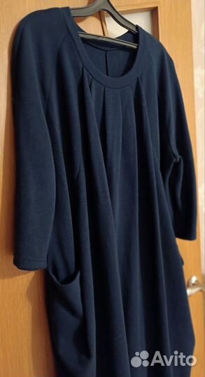 Платье трикотажное женское теплое