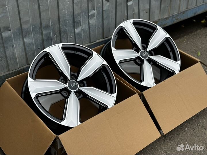 Диски 18X8 5*112 ET35 D 66.5 Audi RS-10 (мечи) чер