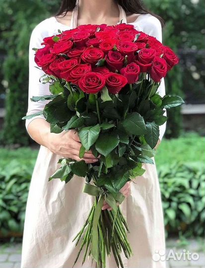 Длинные высокие розы 110 150 160 180 200 см