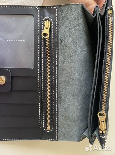 Кошелек мужской кожаный ручной работы