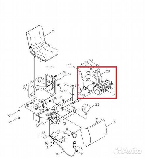 H02-0290, Гидрораспределитель Hiab 190T/TM