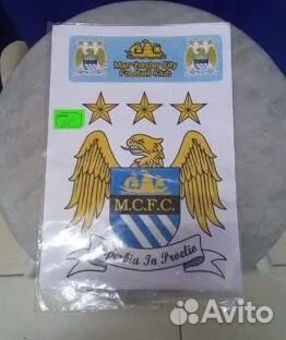 Для футбола Манчестер Сити наклейка Магазин