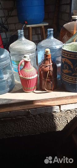 Бутыль стеклянная 5 литров