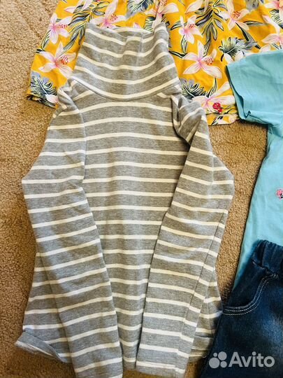 Пакет одежды на девочку 116-122р