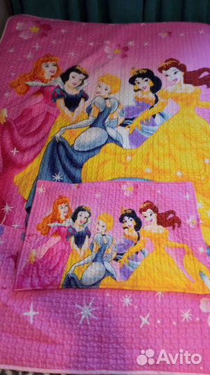 Плед детский с принцессами