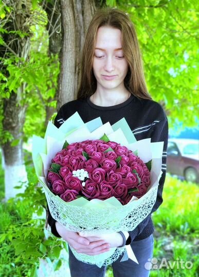 Мыльные цветы, розы, букеты из мыла, 1 сентября