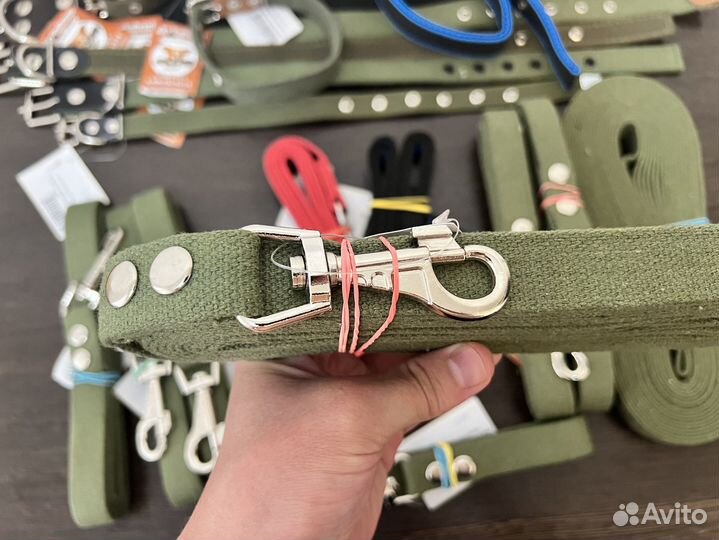 Поводки и ошейники для собак