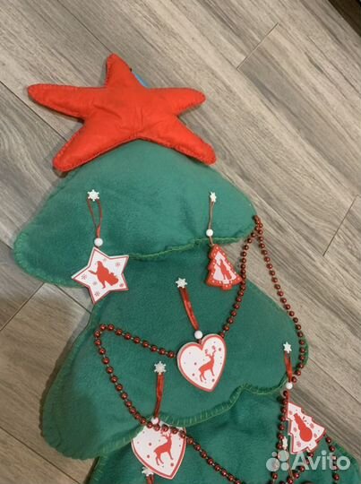 Флисовая елка 150 см на стену