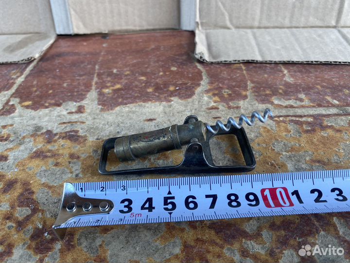 Открывашка штопор пушка сувенир СССР