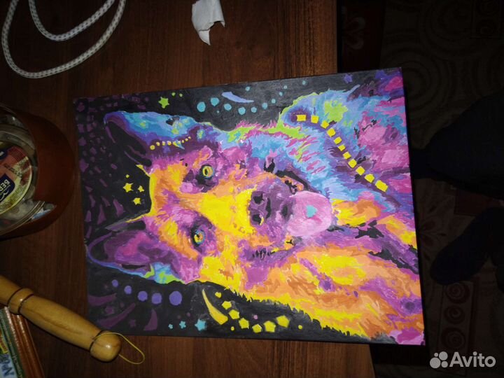 Картины по номерам новые раскрашеные