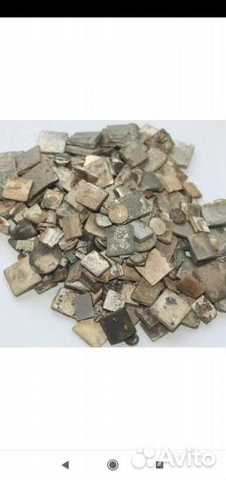 Лом технического серебра