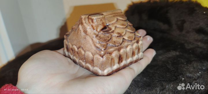 Новогодние пряничные домики из гипса