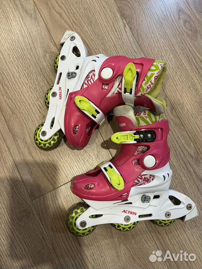 Ролики раздвижные детские до 30 размера