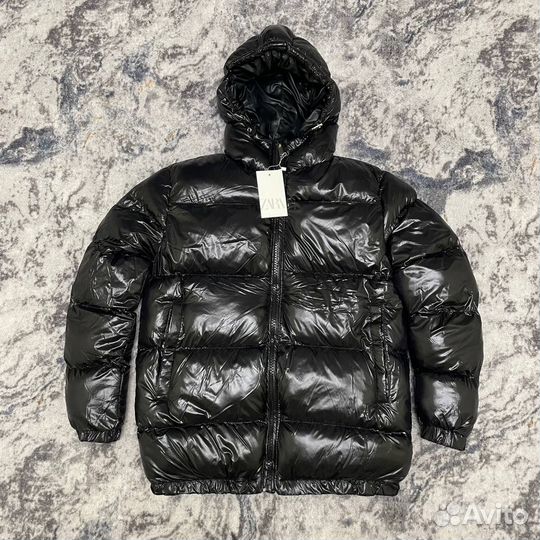 Пуховик zara x moncler