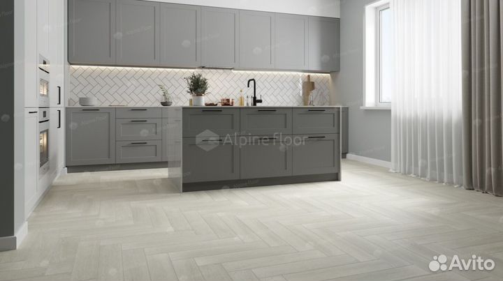 Alpine floor Light Parquet SPC ламинат зимний лес