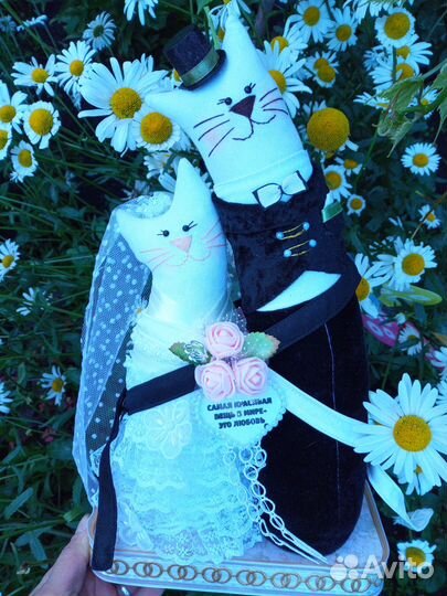 Свадебные Коты Обнимашки.Неразлучники