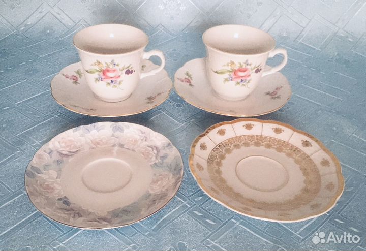 Чайные пары блюдца Thun Лфз новые