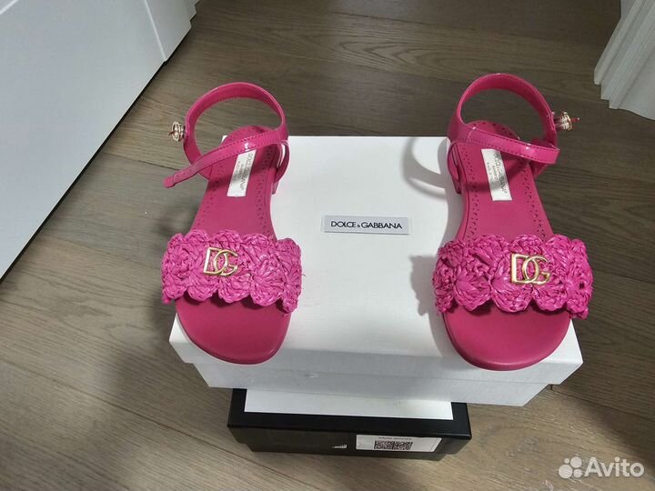 Босоножки для девочки 29 размер dolge gabbana