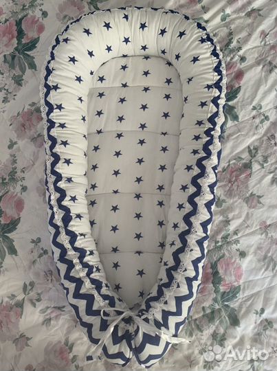 Кокон - гнездышко + подушечка с наволочкой