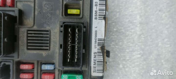 Блок предохранителей BSM B-3 Peugeot 206