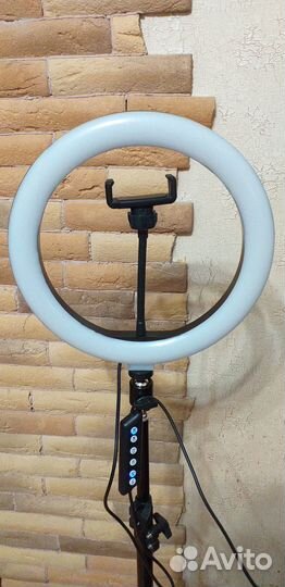 Кольцевая лампа 26.см RGB со штативом 2м