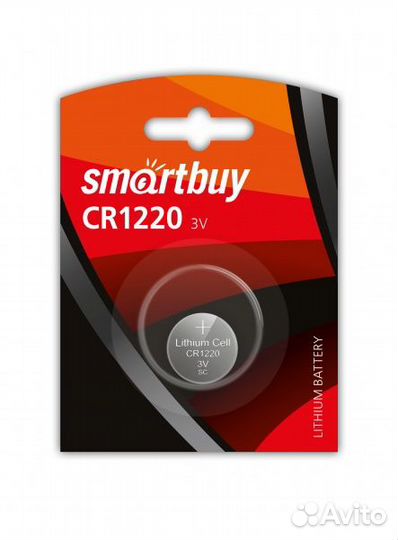 Батарейка Smartbuy литевый элемент CR 1220 1B