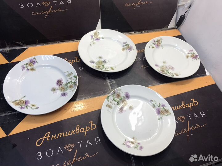 Набор старинных тарелок дулево к