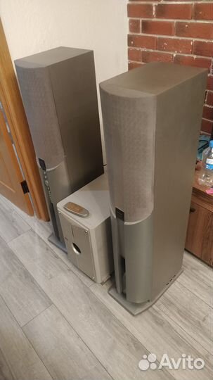 Акустика большая напольная и сабвуфер 10 дюймов