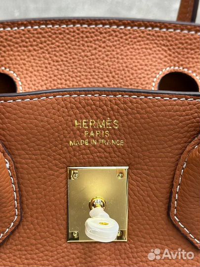 Сумка женская hermes birkin 25 натуральная кожа