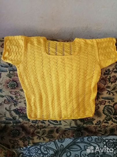 Вязанная блузка