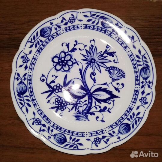 Тарелка Синий лук круглая 18 см