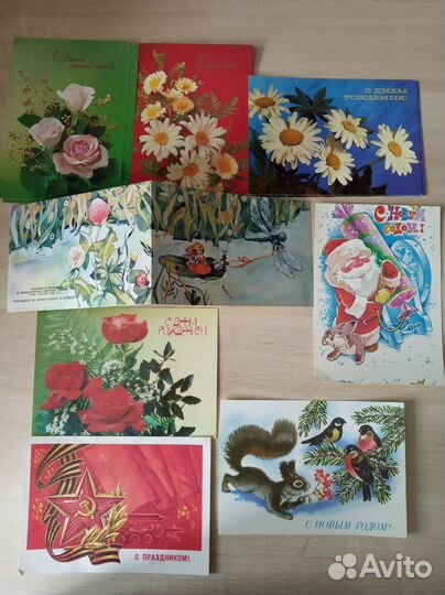 Открытки, конверты, почтовые карточки СССР