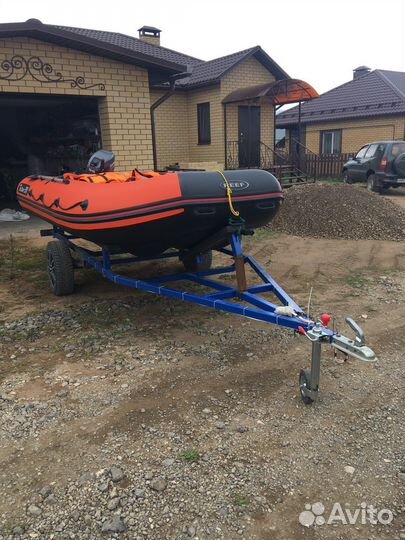 Риф тритон 390, ямаха 9.9-15, прицеп