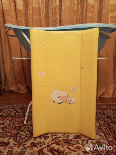 Подставка для ванны+ванна+пеленатор