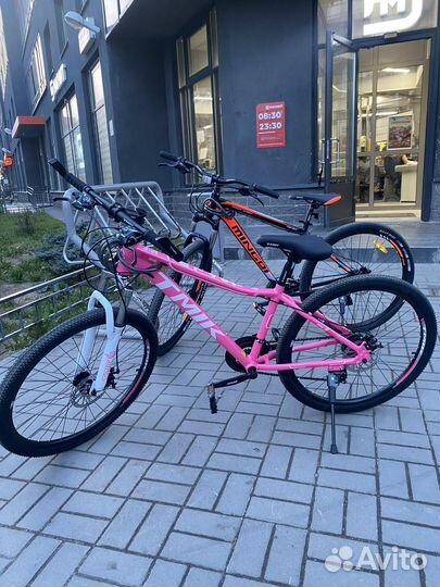 Велосипед розовый tmik